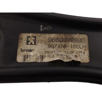 Recambio de elevalunas trasero izquierdo para peugeot 207 cc 1.6 16v referencia OEM IAM 9680072480  