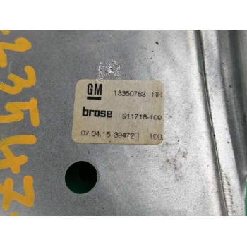 Recambio de elevalunas trasero derecho para opel astra j lim. 4türig 1.6 cdti dpf referencia OEM IAM CABLE 13350763 CARIBE CABLE