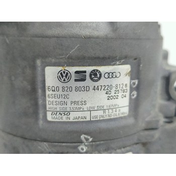 Recambio de compresor aire acondicionado para seat ibiza iii (6l1) 1.9 tdi referencia OEM IAM 6Q0820803D 4472208126 