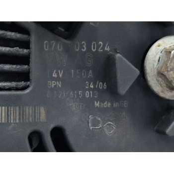 Recambio de alternador para volkswagen touareg (7la, 7l6, 7l7) 5.0 v10 tdi referencia OEM IAM 0121615013 070903201E 