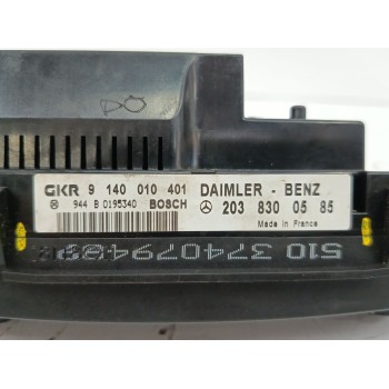Recambio de mando climatizador para mercedes-benz clase c coupé (cl203) c 200 kompressor (203.745) referencia OEM IAM 2038300585