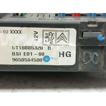 Recambio de caja reles / fusibles para citroën xsara berlina 1.9 d sx referencia OEM IAM 9650584580 S118085320 