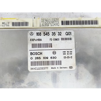 Recambio de centralita abs para mercedes-benz clase a (w168) a 170 cdi (168.009, 168.109) referencia OEM IAM 1685453532 02651096