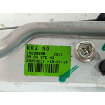 Recambio de elevalunas trasero derecho para mg zs suv (azs1) 1.5 vti referencia OEM IAM 10233938  