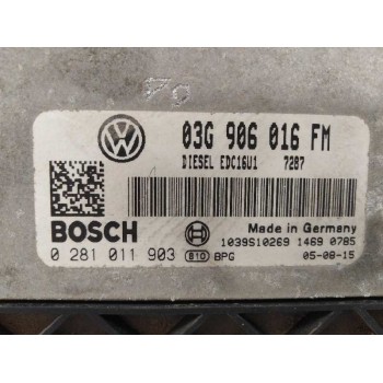 Recambio de centralita motor uce para volkswagen golf v berlina (1k1) 2.0 tdi referencia OEM IAM 03G906016FM 0281011903 