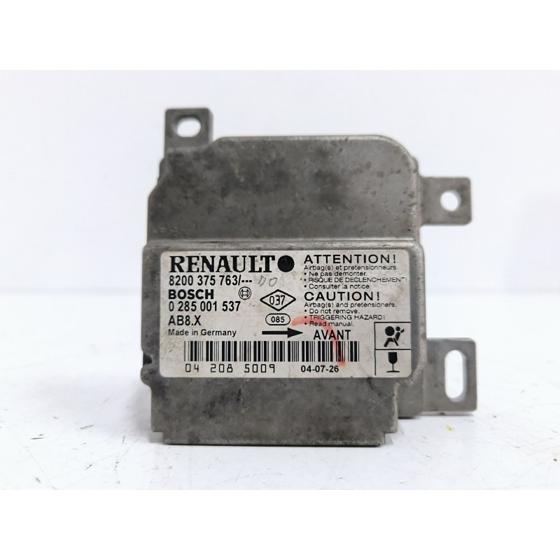 Recambio de centralita airbag para renault clio ii (bb_, cb_) 1.5 dci (b/cb08) referencia OEM IAM 8200375763 0285001537 