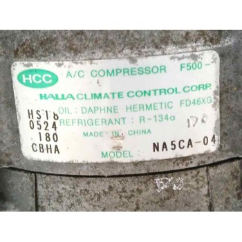 Recambio de compresor aire acondicionado para hyundai tucson (jm) 2.0 crdi cat referencia OEM IAM NA5CA04  