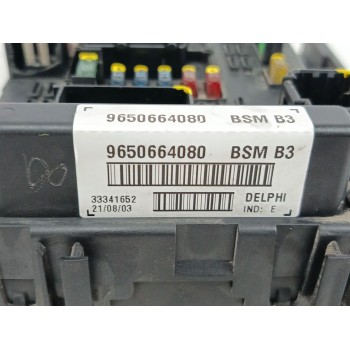 Recambio de caja reles / fusibles para peugeot 206 cc (2d) 1.6 16v (2dnfuf, 2dnfur) referencia OEM IAM 9650664080  