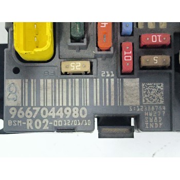 Recambio de caja reles / fusibles para peugeot 407 (6d_) 2.0 hdi (6drhrh) referencia OEM IAM 9667044980  