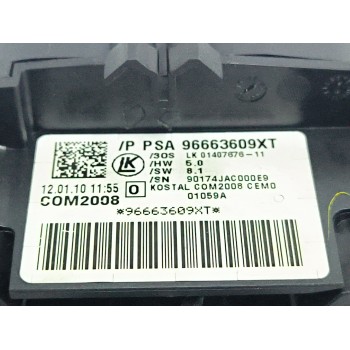 Recambio de mando multifuncion para peugeot 407 (6d_) 2.0 hdi (6drhrh) referencia OEM IAM 96663609XT  