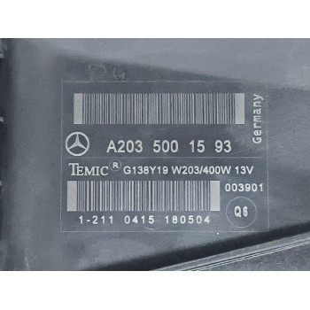 Recambio de electroventilador para mercedes-benz clase c (w203) c 180 kompressor (203.046) referencia OEM IAM A2035001593 A20354