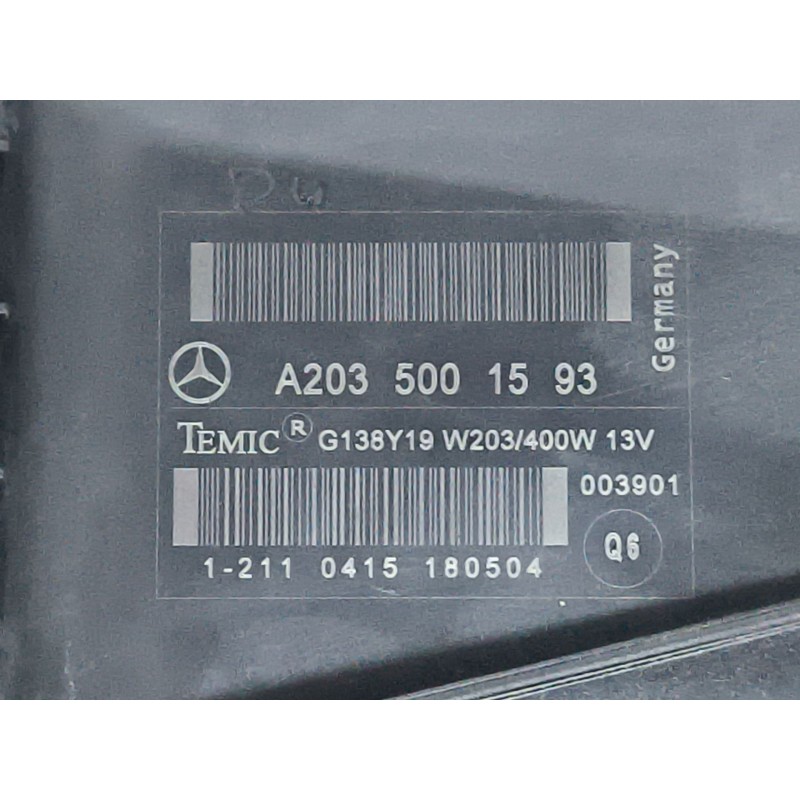 ELECTROVENTILADOR A2035400688 885003230