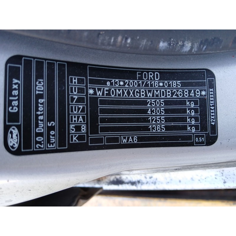 FORD GALAXY II (WA6) 2013