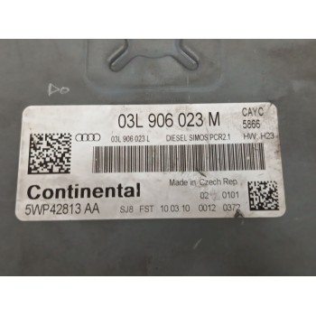Recambio de centralita motor uce para audi a3 sportback (8pa) 1.6 tdi referencia OEM IAM 03L906023M 03L906023L 5WP42813AA