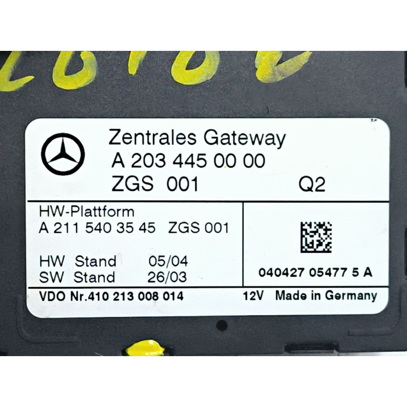 MODULO ELECTRONICO A2115403545