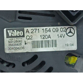 Recambio de alternador para mercedes-benz clase c (w203) c 180 kompressor (203.046) referencia OEM IAM A2711540902  