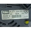 Recambio de alternador para mercedes-benz clase c (w203) c 180 kompressor (203.046) referencia OEM IAM A2711540902  