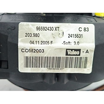 Recambio de mando multifuncion para peugeot 407 (6d_) 1.6 hdi 110 (6d9hzc, 6d9hyc) referencia OEM IAM 96592430XT  