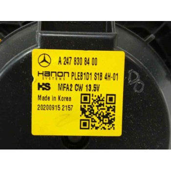 Recambio de motor calefaccion para mercedes-benz gla (h247) gla 200 d (247.712) referencia OEM IAM A2478308400  