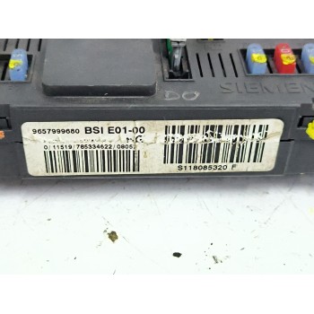 Recambio de caja reles / fusibles para peugeot partner monospace (5_, g_) 1.6 hdi 90 referencia OEM IAM 9657999680  