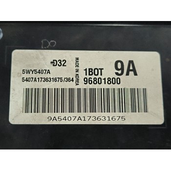 Recambio de centralita motor uce para chevrolet matiz (m200, m250) 1.0 referencia OEM IAM 96801800 5WY5407A 