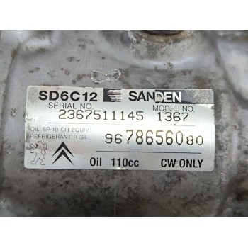 Recambio de compresor aire acondicionado para peugeot 308 i (4a_, 4c_) 1.6 hdi referencia OEM IAM 9678656080  