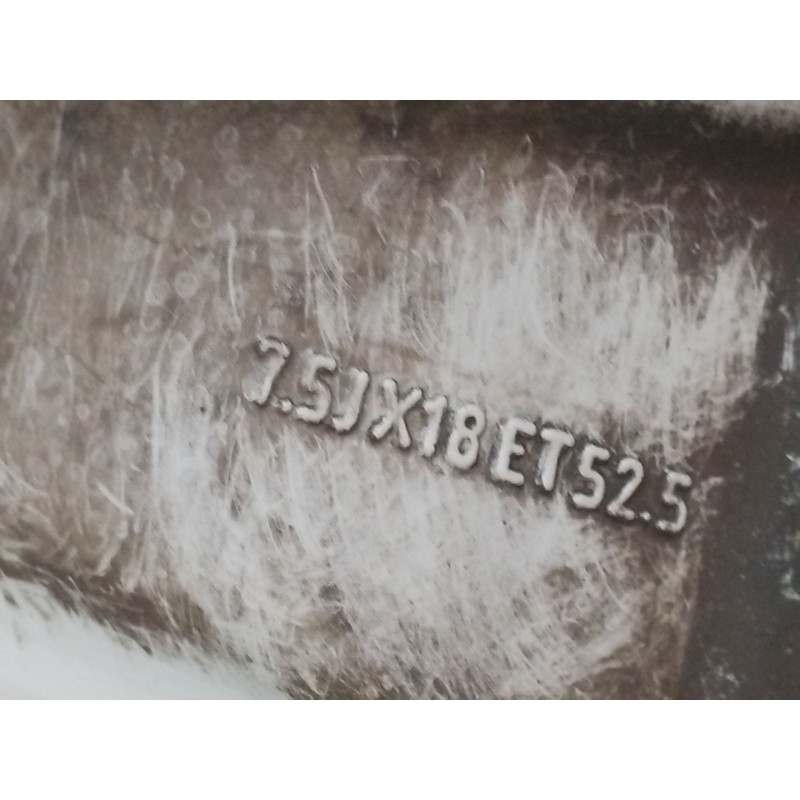 LLANTA 7.5JX18 ET52.5 5H 5X110