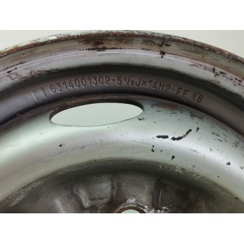 Recambio de llanta para mercedes-benz mb furgoneta (w631) d (631.332, 631.342) referencia OEM IAM 6314001302 5.5JX14H2 H5 5X141