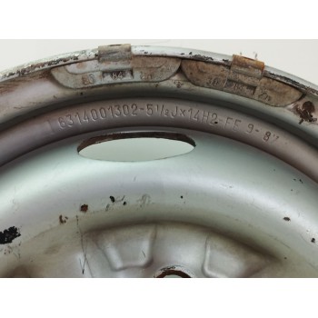 Recambio de llanta para mercedes-benz mb furgoneta (w631) d (631.332, 631.342) referencia OEM IAM 6314001302 5.5JX14H2 H5 5X141