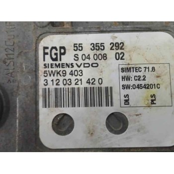Recambio de centralita motor uce para saab 9-3 berlina 1.8 cat referencia OEM IAM 55355292 5WK9403 
