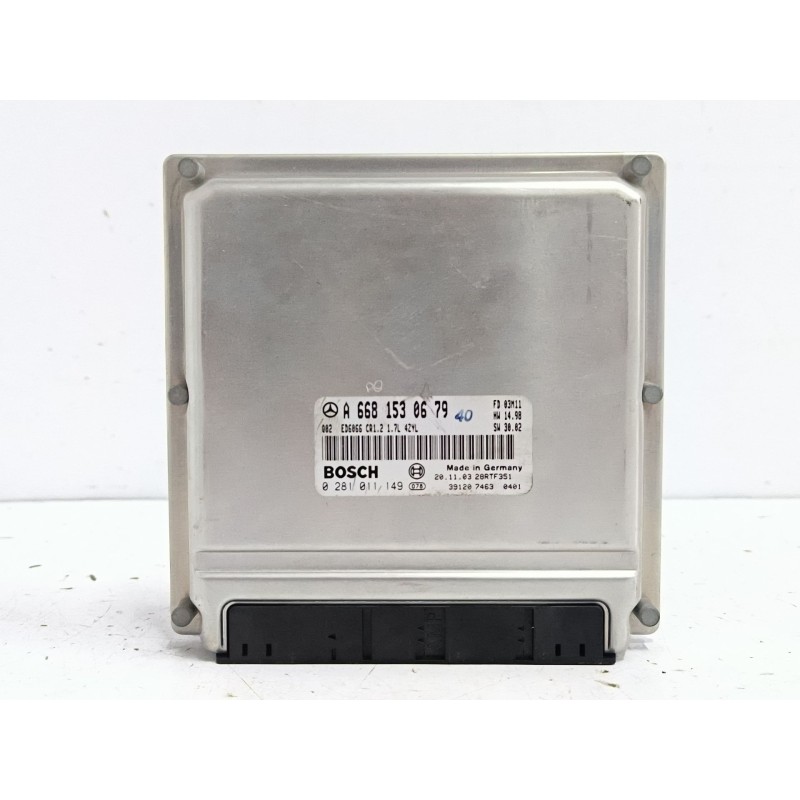 Recambio de centralita motor uce para mercedes-benz vaneo (414) 1.7 cdi (414.700) referencia OEM IAM A6681530679 0281011149 