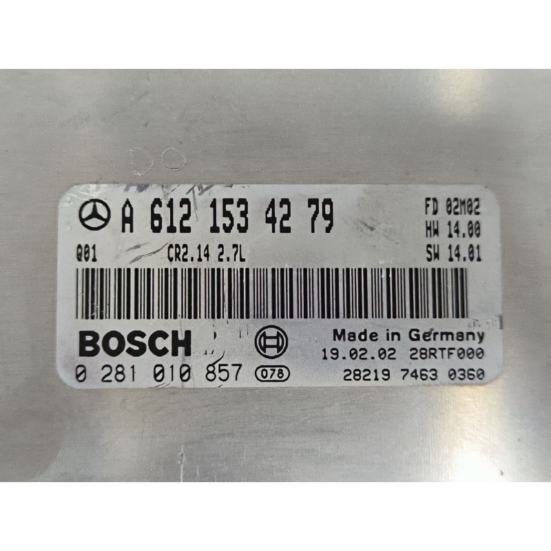 CENTRALITA MOTOR UCE 0281010857