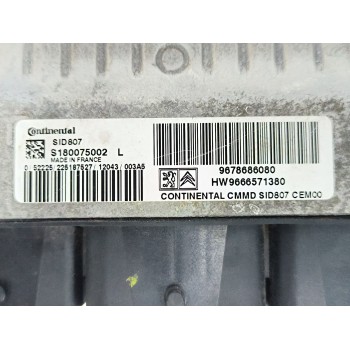 Recambio de centralita motor uce para citroën berlingo multispace (b9) 1.6 hdi 110 referencia OEM IAM 9678686080 HW9666571380 S1