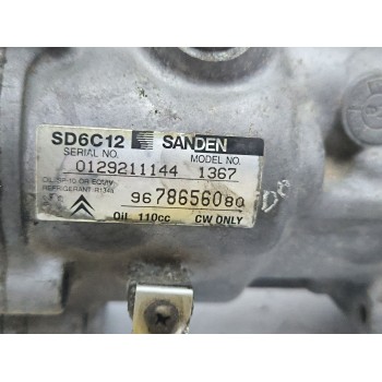 Recambio de compresor aire acondicionado para citroën berlingo multispace (b9) 1.6 hdi 110 referencia OEM IAM 9678656080  