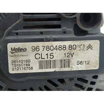 Recambio de alternador para citroën berlingo multispace (b9) 1.6 hdi 110 referencia OEM IAM 9678048880  