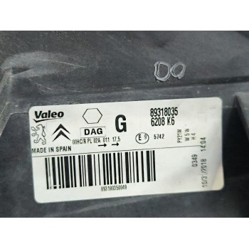 Recambio de faro izquierdo para citroën berlingo multispace (b9) 1.6 hdi 110 referencia OEM IAM 89318035 6208K6 