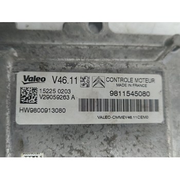 Recambio de centralita motor uce para peugeot 208 i (ca_, cc_) 1.2 vti 82 referencia OEM IAM 9811545080 V29059263A 