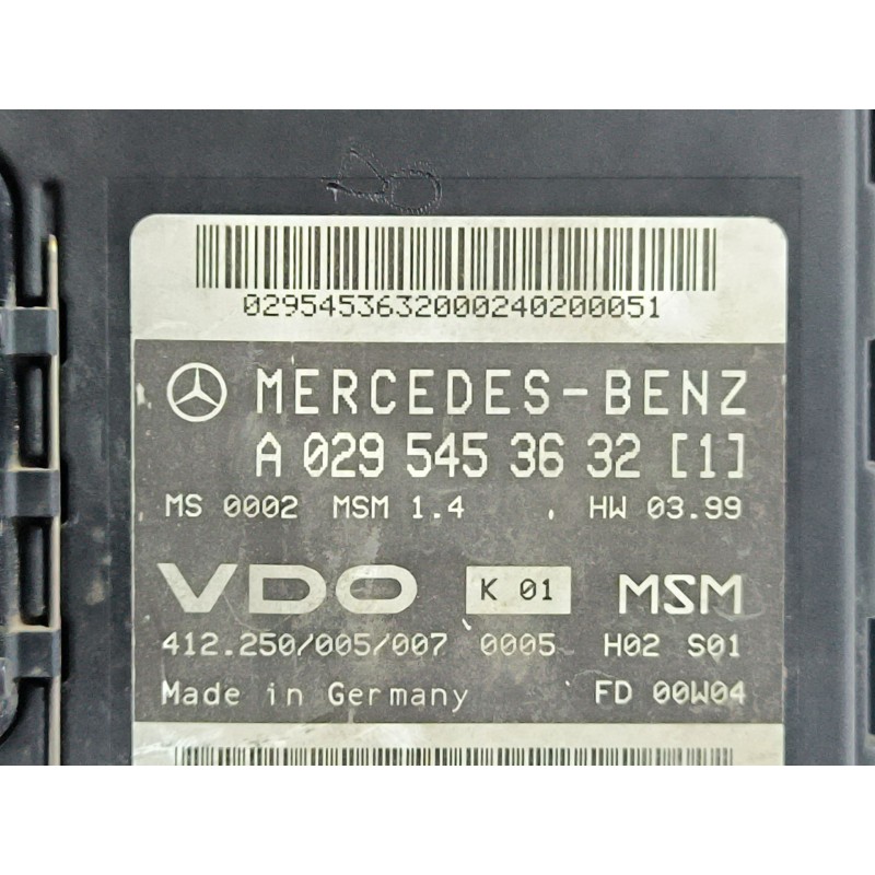 CENTRALITA MOTOR UCE A1661404000
