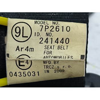 Recambio de cinturon seguridad trasero izquierdo para toyota yaris (_p9_) 1.0 vvt-i (ksp90_) referencia OEM IAM H073901 H073818 