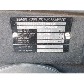 ssangyong rexton / rexton ii (gab_) del año 2006