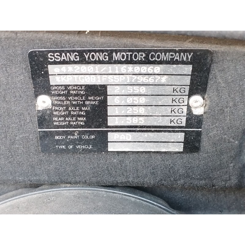 SSANGYONG REXTON / REXTON II (GAB_) 2006