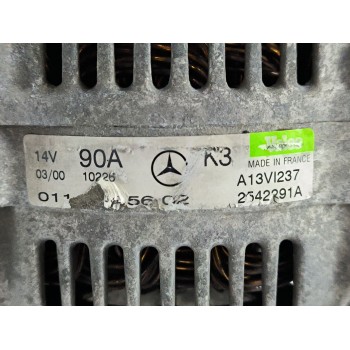 Recambio de alternador para mercedes-benz clase a (w168) a 140 (168.031, 168.131) referencia OEM IAM A0111545602  
