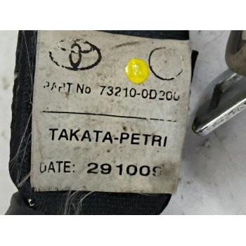 Recambio de cinturon seguridad delantero derecho para toyota yaris (_p9_) 1.0 vvt-i (ksp90_) referencia OEM IAM 732100D200  