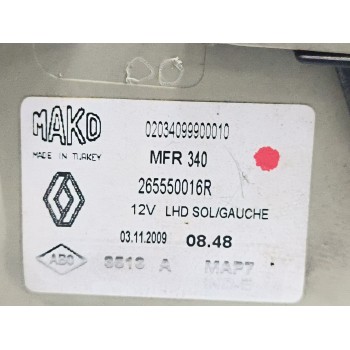 Recambio de piloto trasero izquierdo para renault fluence (l3_) 1.5 dci (l30b) referencia OEM IAM 265550016R  