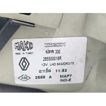 Recambio de piloto trasero derecho para renault fluence (l3_) 1.5 dci (l30b) referencia OEM IAM 265500016R  