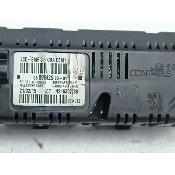 Recambio de pantalla multifuncion para citroën c5 iii (rd_) 1.6 hdi 110 referencia OEM IAM 9809842980  