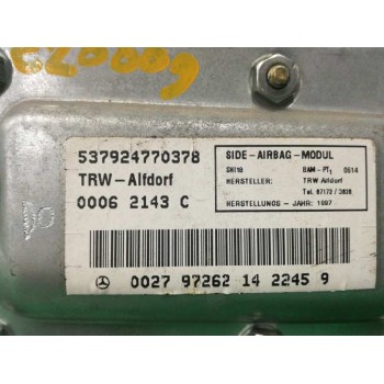 Recambio de airbag lateral derecho para mercedes-benz clase clk (w208) coupe 230 compressor (208.347) referencia OEM IAM 0027972