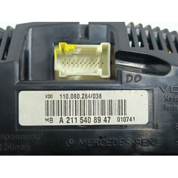 Recambio de cuadro instrumentos para mercedes-benz clase e (w211) e 270 cdi (211.016) referencia OEM IAM A2115408947  