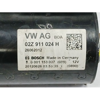 Recambio de motor arranque para volkswagen golf vi (5k1) 1.6 tdi referencia OEM IAM 02Z911024H  