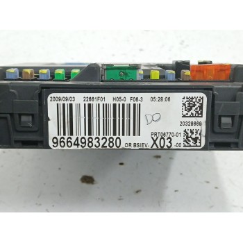 Recambio de caja reles / fusibles para citroën c3 i (fc_, fn_) 1.4 hdi referencia OEM IAM 9664983280  